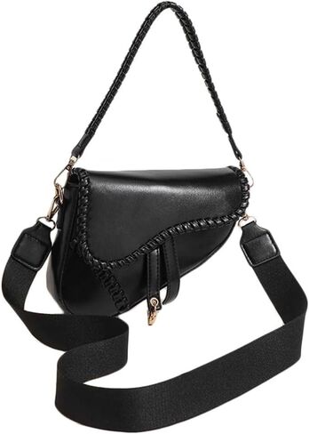 PURFANREE المرأة العصرية السرج حقيبة كتف مخلب محفظة تحت الإبط حقيبة يد حقيبة يد حقيبة كروسبودي in Kuwait