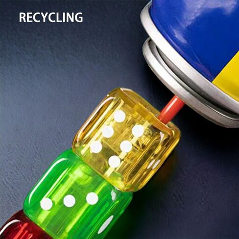 Torch Lighter, Butane Dice Lighter, Bulk Lighters, Funny Lighters, Unique Lighters, Creative and Cool Design, Unique Transparent Color Light Appearance, Reusable, Gifts for Men in Saudi Arabia