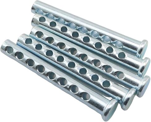 5pcs Multi-Hole Pin Porous Eye Pins Cylindrical Pin Positioning Pin with 8 Holes Universal Clevis Pins M6x50 1/4x2" in Saudi Arabia