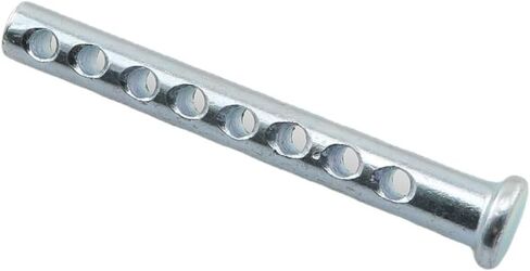 5pcs Multi-Hole Pin Porous Eye Pins Cylindrical Pin Positioning Pin with 8 Holes Universal Clevis Pins M6x50 1/4x2" in Saudi Arabia