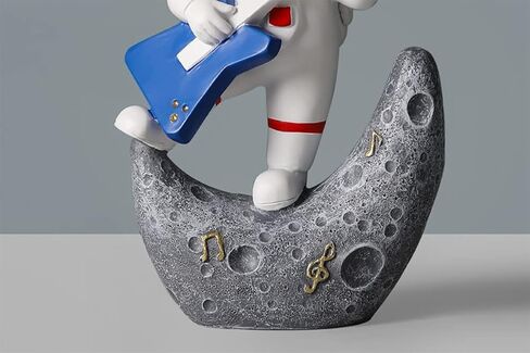 تمثال ديكور المنزل من الراتنج تمثال رائد فضاء قابل للجمع، منحوتة موسيقية مزخرفة لسطح المكتب ورف الكتب وغرفة المعيشة in Kuwait