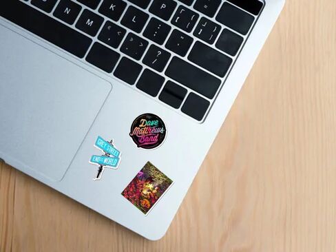 20 Pcs Value Pack Decal Sticker Band Waterproof Vinyl Aesthetic SUV Truck Colorful Laptop Bike Bumper Car Luggage Skateboard Water Bottle Guitar Windows Bumper Tumbler in Kuwait