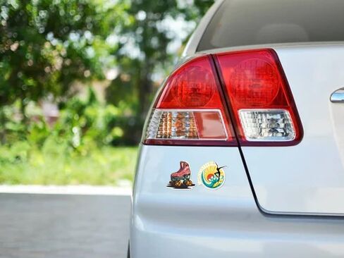 20 Pcs Value Pack Decal Sticker Band Waterproof Vinyl Aesthetic SUV Truck Colorful Laptop Bike Bumper Car Luggage Skateboard Water Bottle Guitar Windows Bumper Tumbler in Kuwait