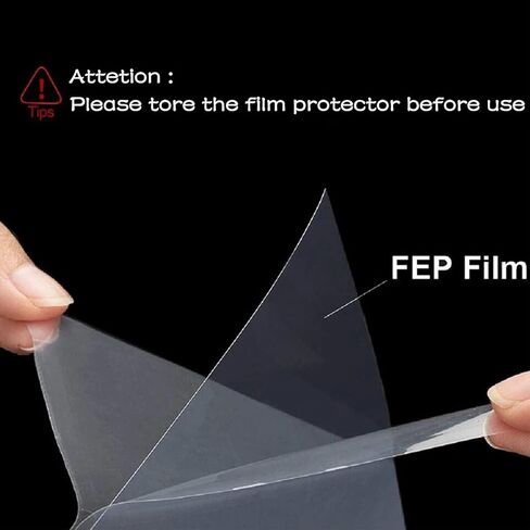 5 قطعة فيلم FEP 380x260x0.15 مللي متر ، فيلم إطلاق FEP لطابعات ELEGOO Juipter و Photon M3 Max كبيرة الحجم LCD من الراتنج ثلاثية الأبعاد in Kuwait