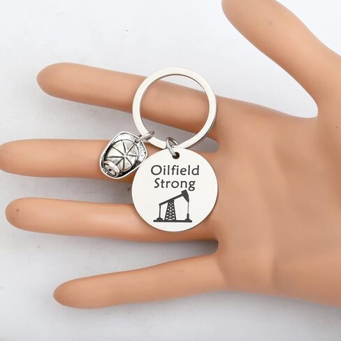 HOLLP Oil Rig Gift Offshore Jewelry سلسلة مفاتيح قوية لعمال حقول النفط in Saudi Arabia