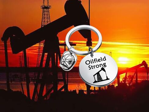 HOLLP Oil Rig Gift Offshore Jewelry سلسلة مفاتيح قوية لعمال حقول النفط in Saudi Arabia