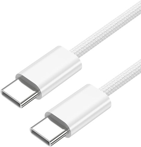 كابل شاحن USB C لهاتف iPhone 15، 15 Pro Max، 15 Plus، PD 60W سلك شحن سريع من النوع C، 3.3FT in Saudi Arabia