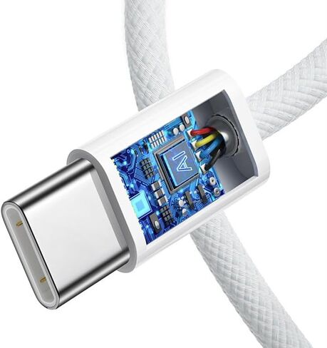 كابل شاحن USB C لهاتف iPhone 15، 15 Pro Max، 15 Plus، PD 60W سلك شحن سريع من النوع C، 3.3FT in Saudi Arabia