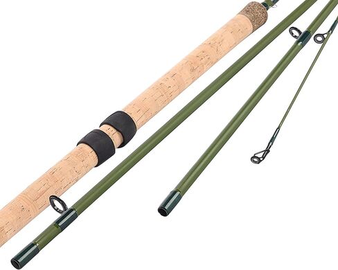 13 'CENTERPIN مركز دبوس تعويم الصيد رود 6-10lbs مقبض الفلين الخشبي 4 قطع ألياف الكربون الفراغات إغراء Wt 1/8-1/2oz in Kuwait