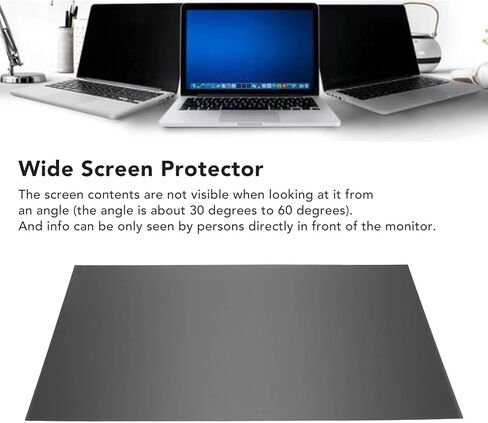 واقي شاشة الكمبيوتر Heayzoki مقاس 23 بوصة، وفلتر شاشة الكمبيوتر، وخيارين للتثبيت على الوجهين ومضادة للخدش ومضادة للضوء الأزرق لشاشة سطح المكتب للكمبيوتر الشخصي in Kuwait
