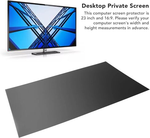 واقي شاشة الكمبيوتر Heayzoki مقاس 23 بوصة، وفلتر شاشة الكمبيوتر، وخيارين للتثبيت على الوجهين ومضادة للخدش ومضادة للضوء الأزرق لشاشة سطح المكتب للكمبيوتر الشخصي in Kuwait