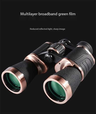 20X50 HD Binoculars for Adult, BK4 Prism FMC Multilayer Green Film Waterproof, High Powered Professional Binoculars for Bird Watching Travel Stargazing Concerts Outdoor Sports Viewing Game. (Black) in Saudi Arabia
