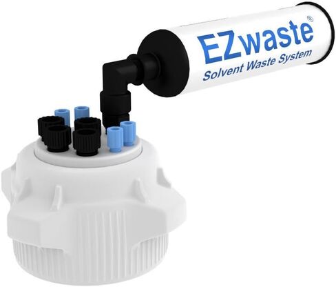 نظام نفايات المذيبات EZwaste HPLC، مجموعة غطاء فقط، 83 مم (83B) VersaCap مع ستة منافذ (6X) لـ 1/8 بوصة O.D. الأنابيب in Saudi Arabia