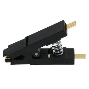Programmer Testing Clip ZZHXSM Black SOIC8/SOP8 Flash Chip IC Test Clamp without Cable IC Test Clip