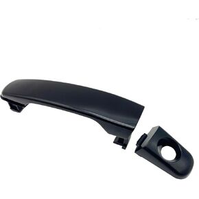 Exterior Door Handle Compatible for 2005-2009 Chevy Equinox Malibu for 2005-2010 Torrent G6 W/Keyhole Replace# 22672194 Prime Black Front Left Side