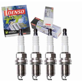 4 pc DENSO Platinum TT Spark Plugs compatible with Scion xB 1.5L 2.4L L4 2004-2015