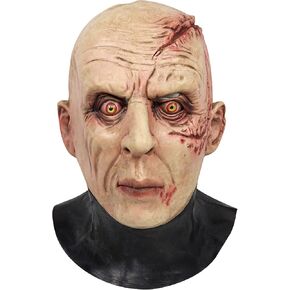 Halloween Scary Old Man Mask Evil Demon Vampire Costume Mask With Red Eye Hairless Party Gathering Performance Cosplay Props