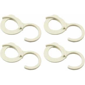 4PCS Multi Purpose Hanging Hooks S-Shaped Adjustable Slot Hooks Bathroom Kitchen Buckle Universal Hooks for Table Edges Crossbars Home Windproof Clothing Hooks