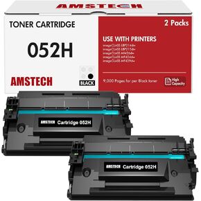 052H Toner Cartridge Compatible Replacement for Canon 052H 052 Toner Cartridge for Canon imageCLASS MF426dw MF424dw MF429dw LBP215dw LBP214dw Printer (Black, 2-Pack)