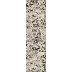 Addison Rugs Chantille ACN591 Ivory 2'3" x 7'6" Indoor Outdoor Hallway Runner Rug, Stain Resistant Washable Kitchen Area Carpet for Bathroom, Laundry and Bedroom Rug