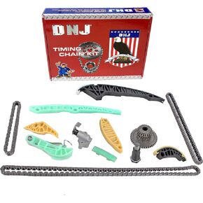DNJ TK805 Timing Chain Kit for 2008-2015/ Audi, Volkswagen/ A3, A3 Quattro, A4, A4 Quattro, A5, A5 Quattro, A6, A6 Quattro, Beetle, CC, Eos, GTI, Jetta, Passat, Q5, Tiguan, TT-Quattro / 2.0L / DOHC