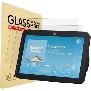 2 Pack Tempered Glass Screen Protector For 2023 All-new Echo Show 8 (3rd Gen) Tablet, 9H, Tempered Glass Screen Film Guard