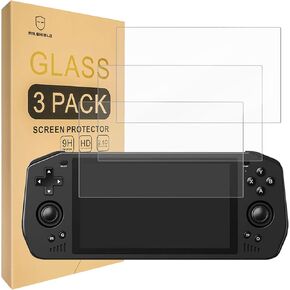 Mr.Shield [3-Pack] Screen Protecter For Powkiddy X28 [Tempered Glass] [Japan Glass with 9H Hardness] Screen Protector