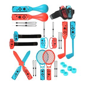 حزمة الملحقات الرياضية CunPeyjmo Switch، 20 في 1 حزمة الملحقات الرياضية المطورة لـ NinTendo Switch/OLED Sports Games 2023 in Kuwait