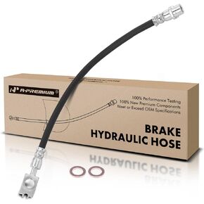 A-Premium Brake Hydraulic Hose Compatible with Audi and Volkswagen Models - Passat 1999-2005, A6 Quattro 1998-2004, S6 2002-2003 - Replace# 4B0611775C