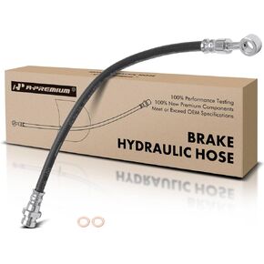 A-Premium Rear Passenger Brake Hydraulic Hose Compatible with Select Hyundai and Kia Models - Tucson 2005-2009, Sportage 2005-2010 - Replace# 587372E350