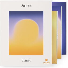 Switch Research Sunrise/Sunset Journal: Science-Backed Daily Gratitude Journal for Women & Gratitude Journal for Men - Powerful Daily Journal Prompts for Mindfulness, Presence, & Habit Transformation