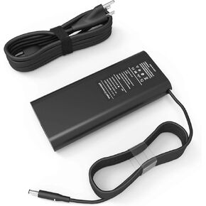 New Slim AC Adapter for Dell 130W Laptop Charger,Tip 4.5mm Replacement Dell XPS 15 7590 9530 9550 9560 9570,Compatible with Inspiron 13 7347 7348 7459 Precision 5510 5520 5530 5540 M3800 Power Cord