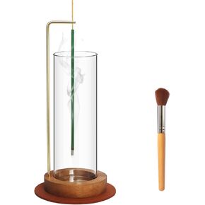 حامل عصا البخور، حامل بخور زجاجي مقلوب مع صائد الرماد لليوجا وغرفة السبا in Kuwait