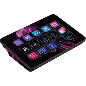 MightySkins Skin Compatible with Elgato Stream Deck MK.2 - Pink Flames | Protective, Durable, and Unique Vinyl Decal wrap Cover | Easy to Apply, Remove, and Change Styles | Made in The USA