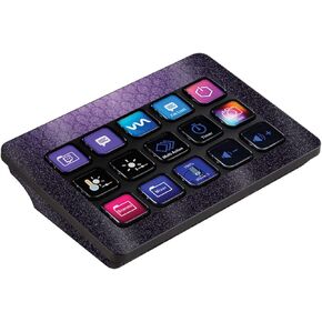 MightySkins Glossy Glitter Skin Compatible with Elgato Stream Deck MK.2 - Antique Purple | Protective, Durable High-Gloss Glitter Finish | Easy to Apply and Change Styles | Made in The USA