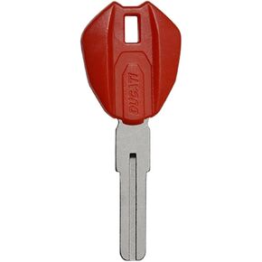 دراجة نارية فارغة غير مقطوعة مفتاح دراجة نارية مكررة مفتاح بديل متوافق مع Ducati Monster 1100/S/EVO 659 696 795 796 Streetfighter 848 1100/S Red in Kuwait