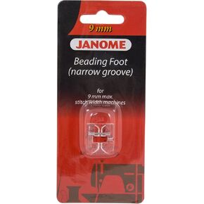 Janome Beading Foot Narrow Groove for 9mm Machines
