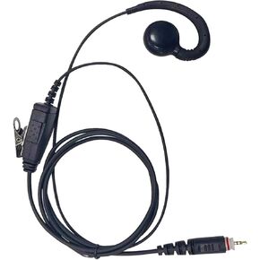 CLP1010e C-Swivel Walkie Talkie Earpiece with Mic CLP1080e Two Way Radio Ear Piece Headset for CLP-1010e CLP-1080e CLP1040e CLP1060e CLP1083e CLP446 CLP446e CLPe446 CLP107e Radios (2)