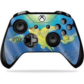 MightySkins Glossy Glitter Skin for Microsoft Xbox One X Controller - Turtle Dreams | Protective, Durable High-Gloss Glitter Finish | Easy to Apply, Remove, and Change Styles | Made in The USA
