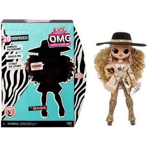 L.O.L. Surprise! O.M.G. Series 3 Da Boss Fashion Doll with 20 Surprises