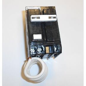 GE Industrial THQL2140GFT Plug-in Mount Type THQL Feeder Self-Test Ground Fault Circuit Interrupter 2-Pole 40 Amp 120/240 Volt AC