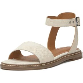 Lucky Brand Women's Kimaya Flat Sandal, Light Putty, 8.5