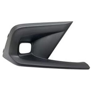 Front Right Passenger Side Fog Light Bumper Cover Bezel Trim Grille Molding Insert Replacement For 2022 Honda Civic Sedan/Hatchback Black Textured HO1039164 71141T20A11
