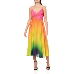 Trina Turk Women's Pleated Ombre Midi Dress