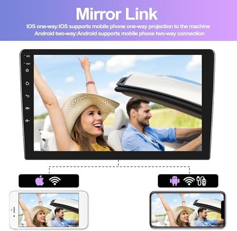 ستيريو سيارة 2G+32G Android 13 لسيارة Ford Fiesta 2009-2014 مع وصلة مرآة iOS/Android، شاشة لمس عالية الدقة 9 بوصة راديو سيارة Ford Fiesta مع WiFi، نظام ملاحة GPS، بلوتوث، راديو FM، SWC، USB مزدوج + كاميرا احتياطية in Saudi Arabia
