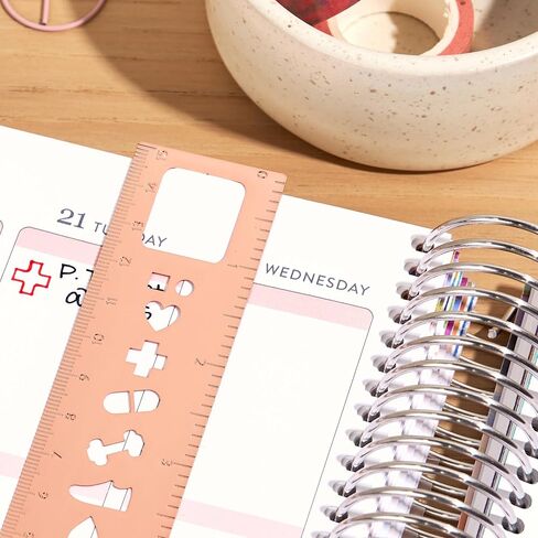 Erin Condren Bookmark Stencil (Gold Meal Planning) in Saudi Arabia