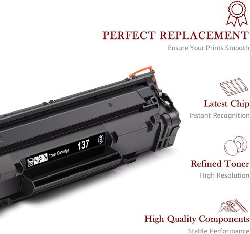 Toner Kingdom Compatible Toner Cartridge Replacement for Canon 137 CRG137 ImageClass D570 MF236n LBP151dw MF247dw MF249dw MF232w MF242dw MF244dw MF216n MF227dw MF212w Laser Printer Ink(Black, 2-Pack) in Saudi Arabia