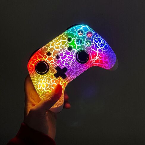 EasySMX Wireless Switch Pro Controller - Compatible with Nitendo Switch/OLED/Lite, Switch Controllers with 9 Colors LED Lights, Wake Up, Turbo, Vibration, Motion Control in Saudi Arabia