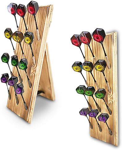 Wall Mounted & Self Standing Dart Display/Dart Holder/Dart Caddy/Dart Rack - USA Look Patriot - Holds 12 Soft Tip or Steel Tip Darts - Made in Germany in Saudi Arabia