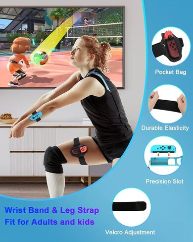 حزمة الملحقات الرياضية CunPeyjmo Switch، 20 في 1 حزمة الملحقات الرياضية المطورة لـ NinTendo Switch/OLED Sports Games 2023 in Kuwait